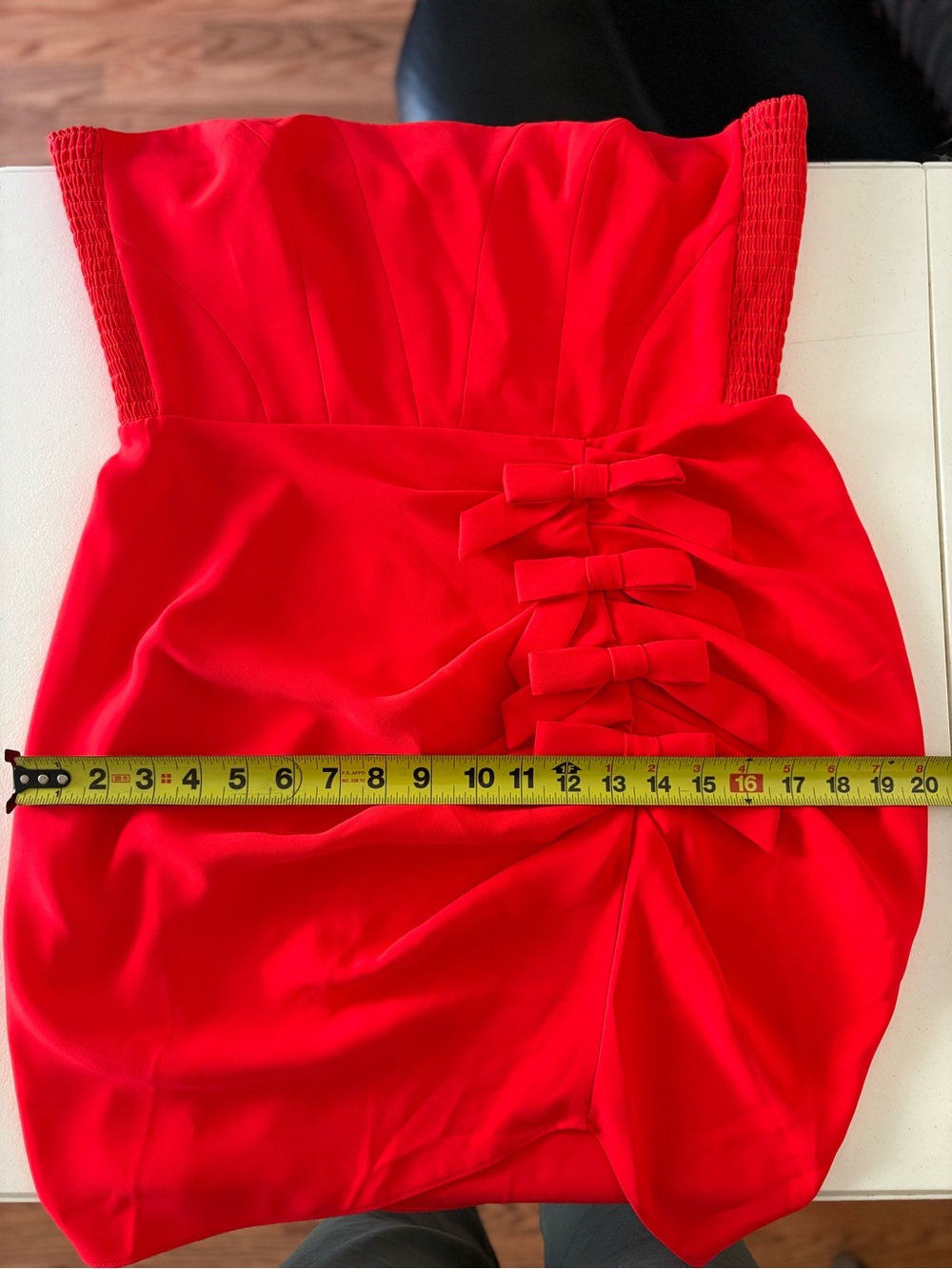 Amanda Uprichard Size XL Fiorella Dress in
Crimson - Picture 11 of 11